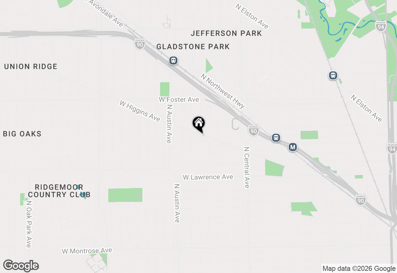 Map of 5819 W Higgins Avenue #2D, Chicago, IL 60630