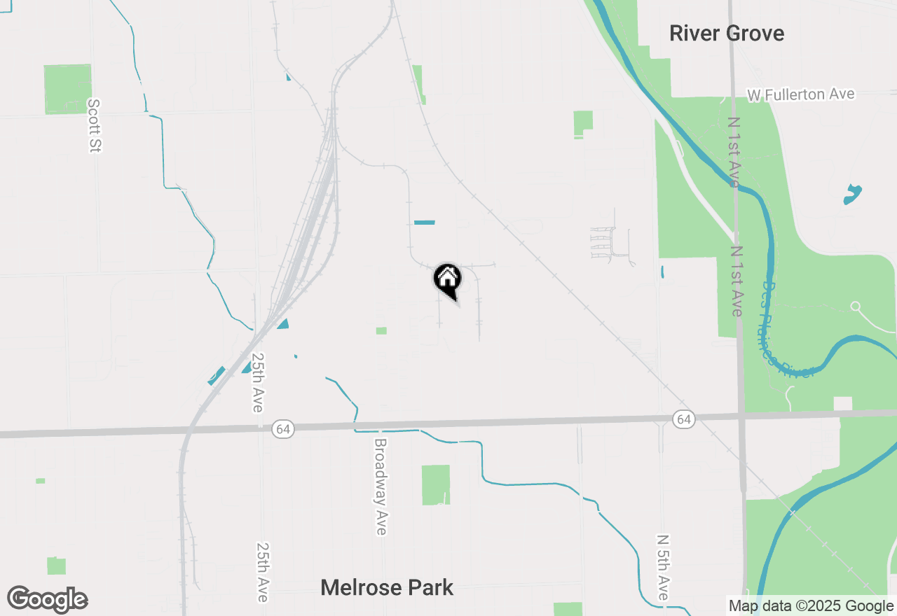 Map of 2040 N 15th Avenue, Melrose Park, IL 60160