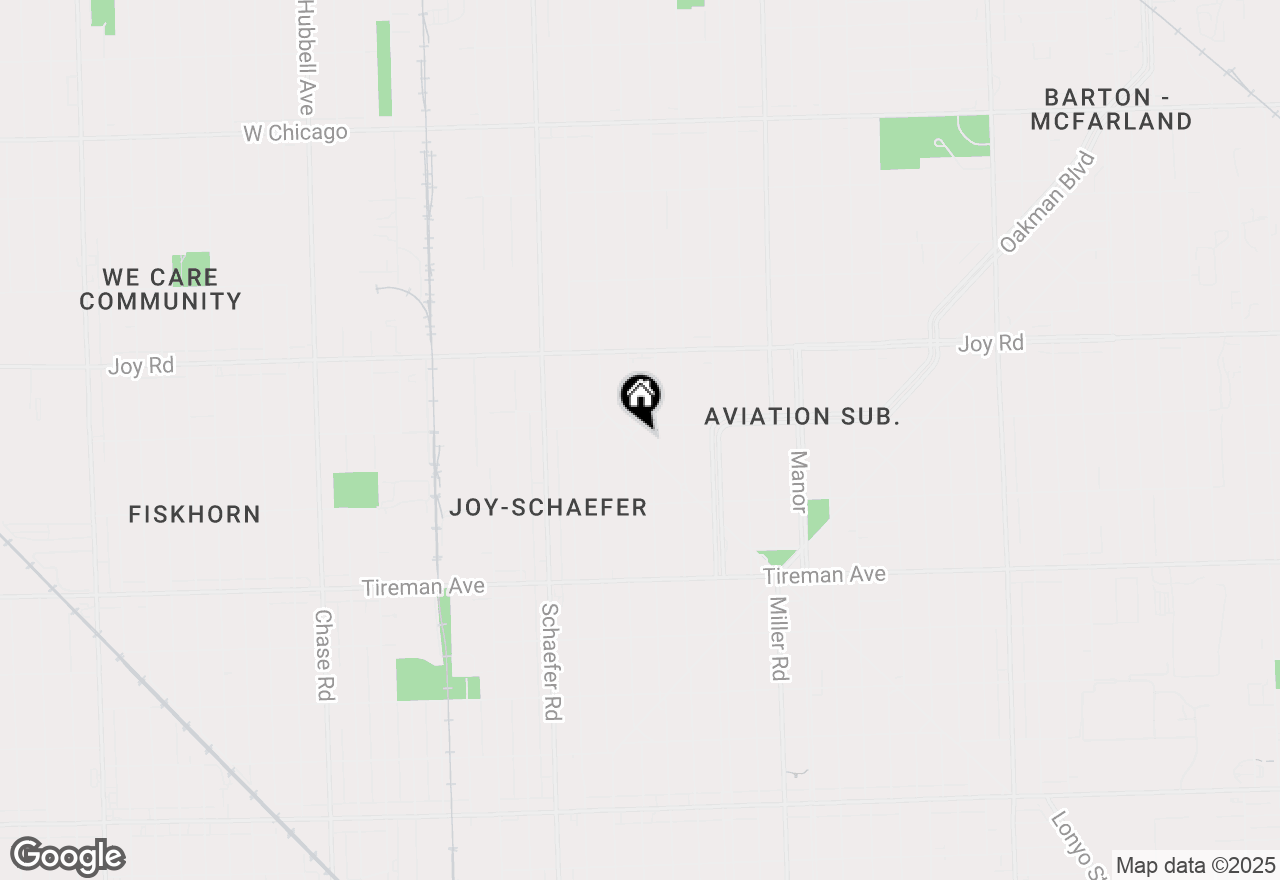 Map of 13145 Mackenzie Street, Detroit, MI 48228