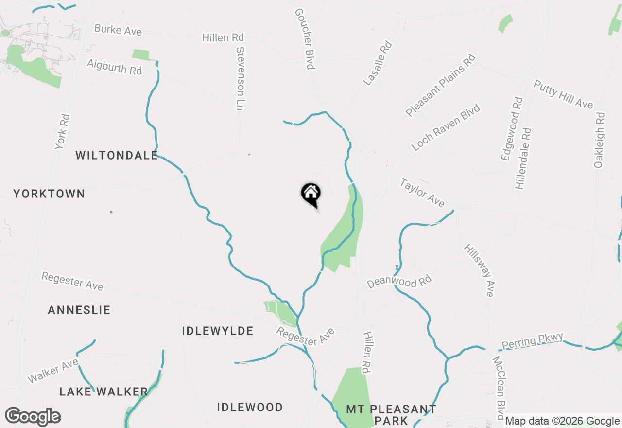 Map of 1302 Glenmont Road, Baltimore, MD 21239