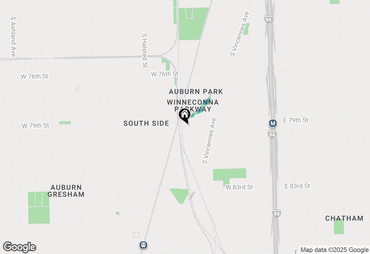 Map of 7912 S Parnell Avenue, Chicago, IL 60620