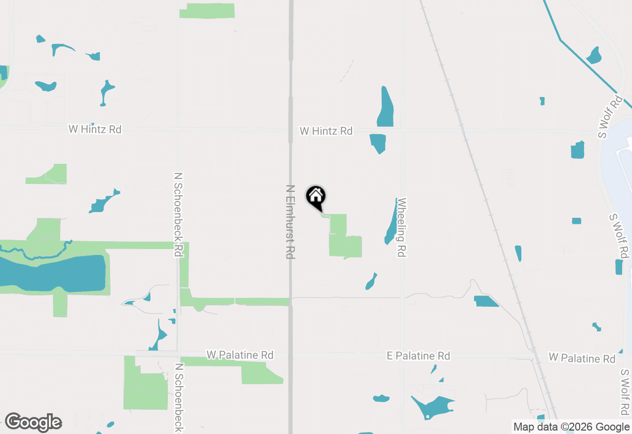 Map of 1101 Pleasant Run Drive #1006, Wheeling, IL 60090