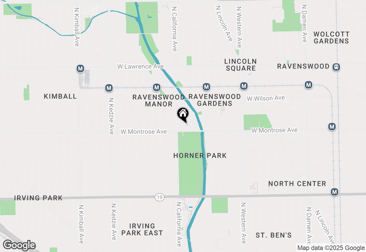 Map of 4418 N Manor Avenue, Chicago, IL 60625