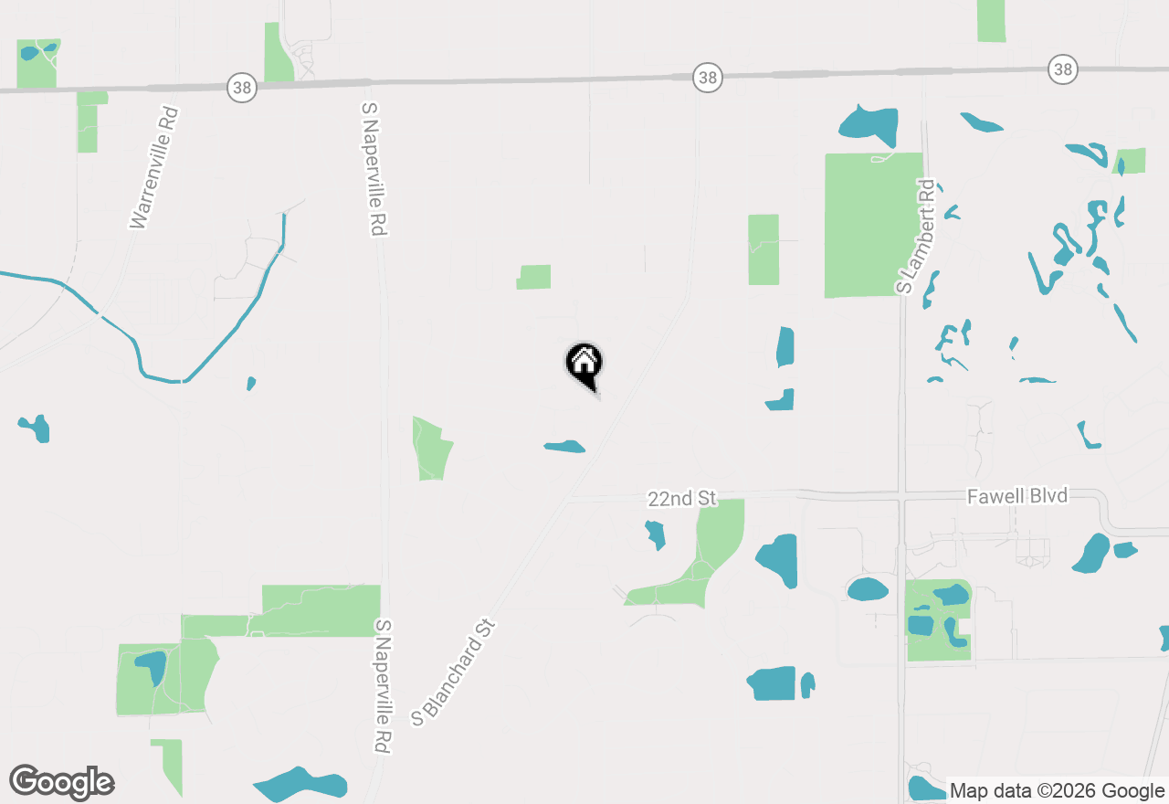 Map of 881 Heatherbrook Court, Wheaton, IL 60189