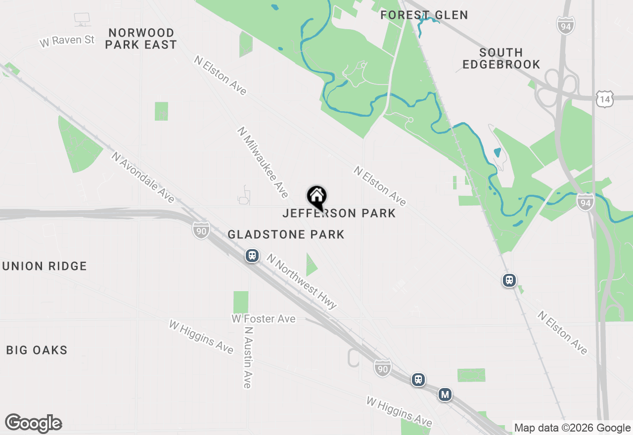 Map of 5536 N Mango Avenue, Chicago, IL 60630