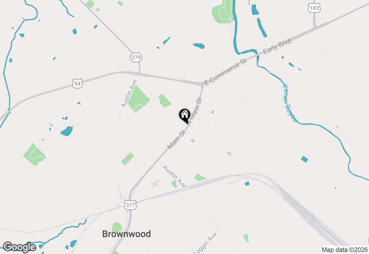 Map of 103 Main Street, Brownwood, TX 76801