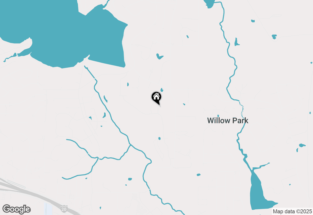 Map of 1117 Mountain View Drive, Weatherford, TX 76087
