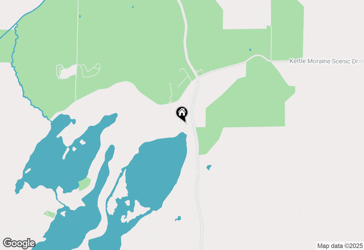Map of N7935 County Road P, Whitewater, WI 53190