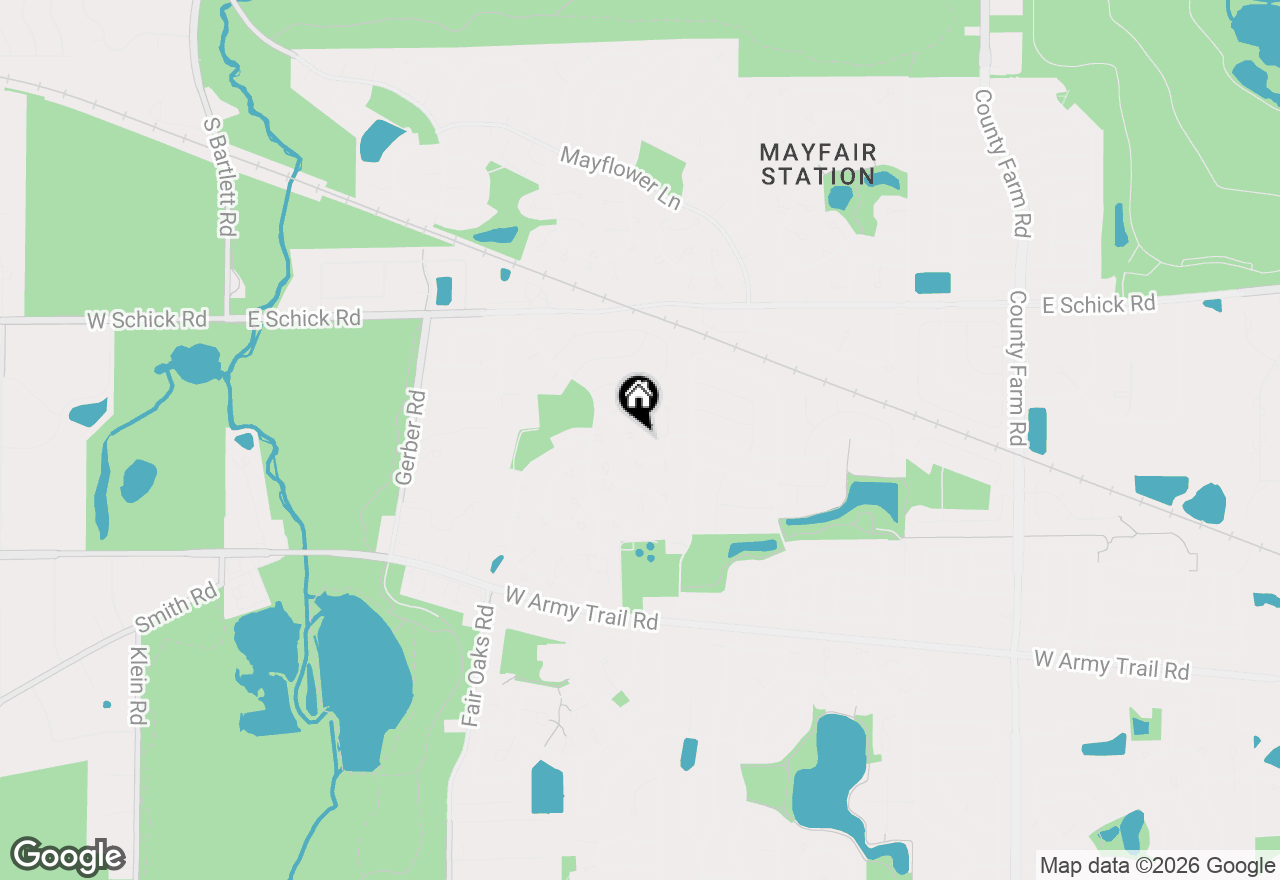 Map of 432 Harvard Lane, Bartlett, IL 60103
