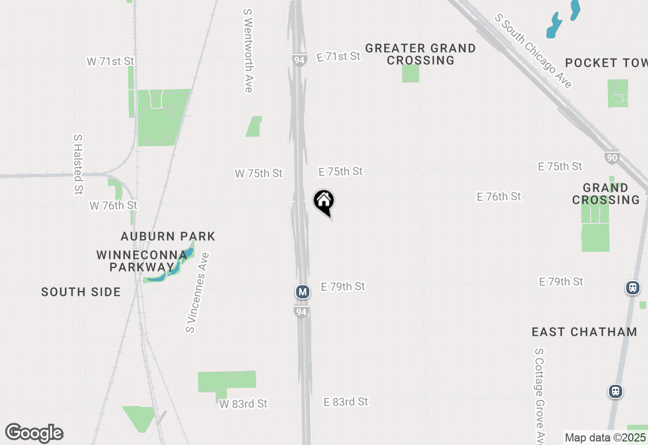 Map of 7646 S Wabash Avenue, Chicago, IL 60619