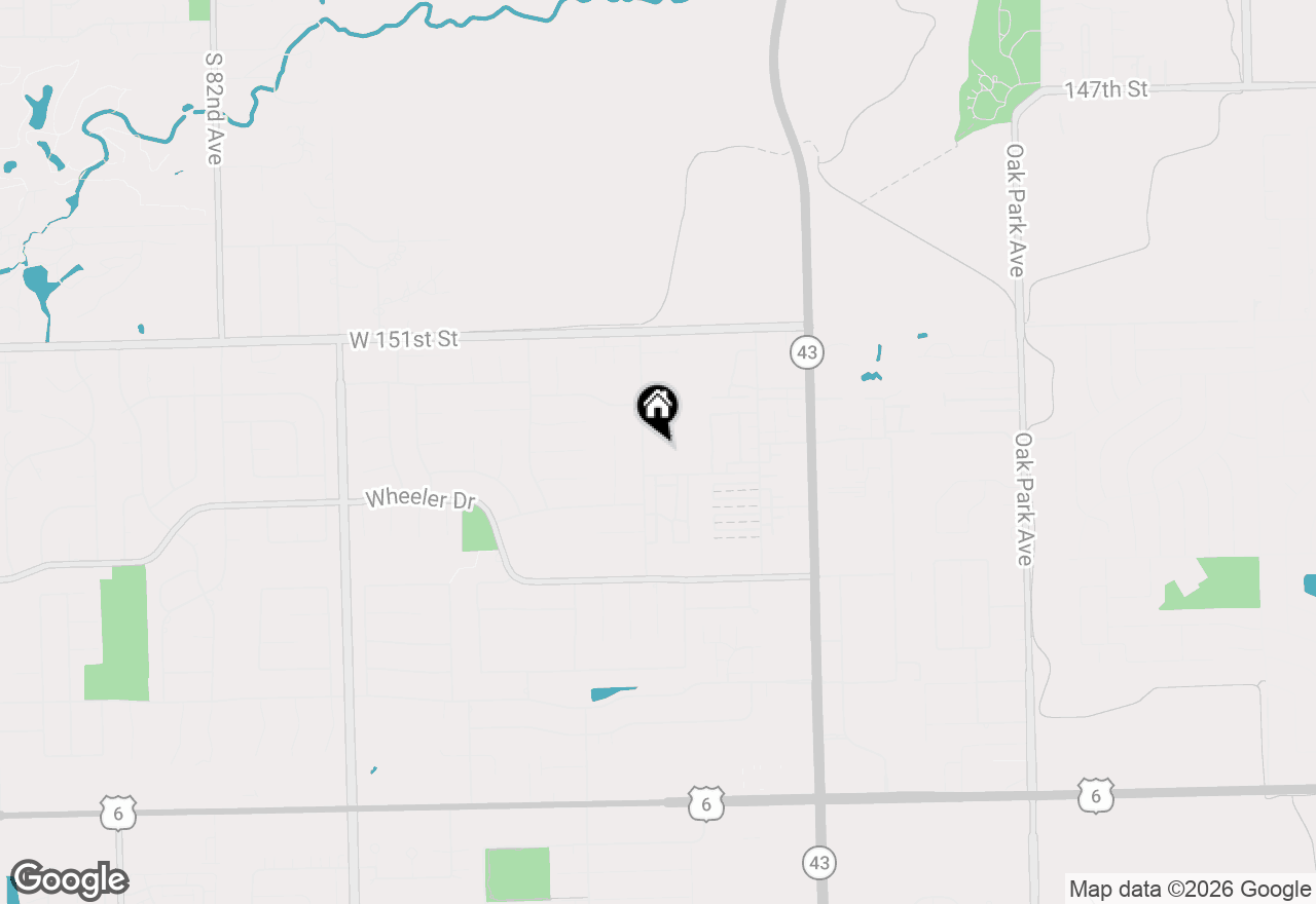 Map of 15249 Catalina Drive #1N, Orland Park, IL 60462