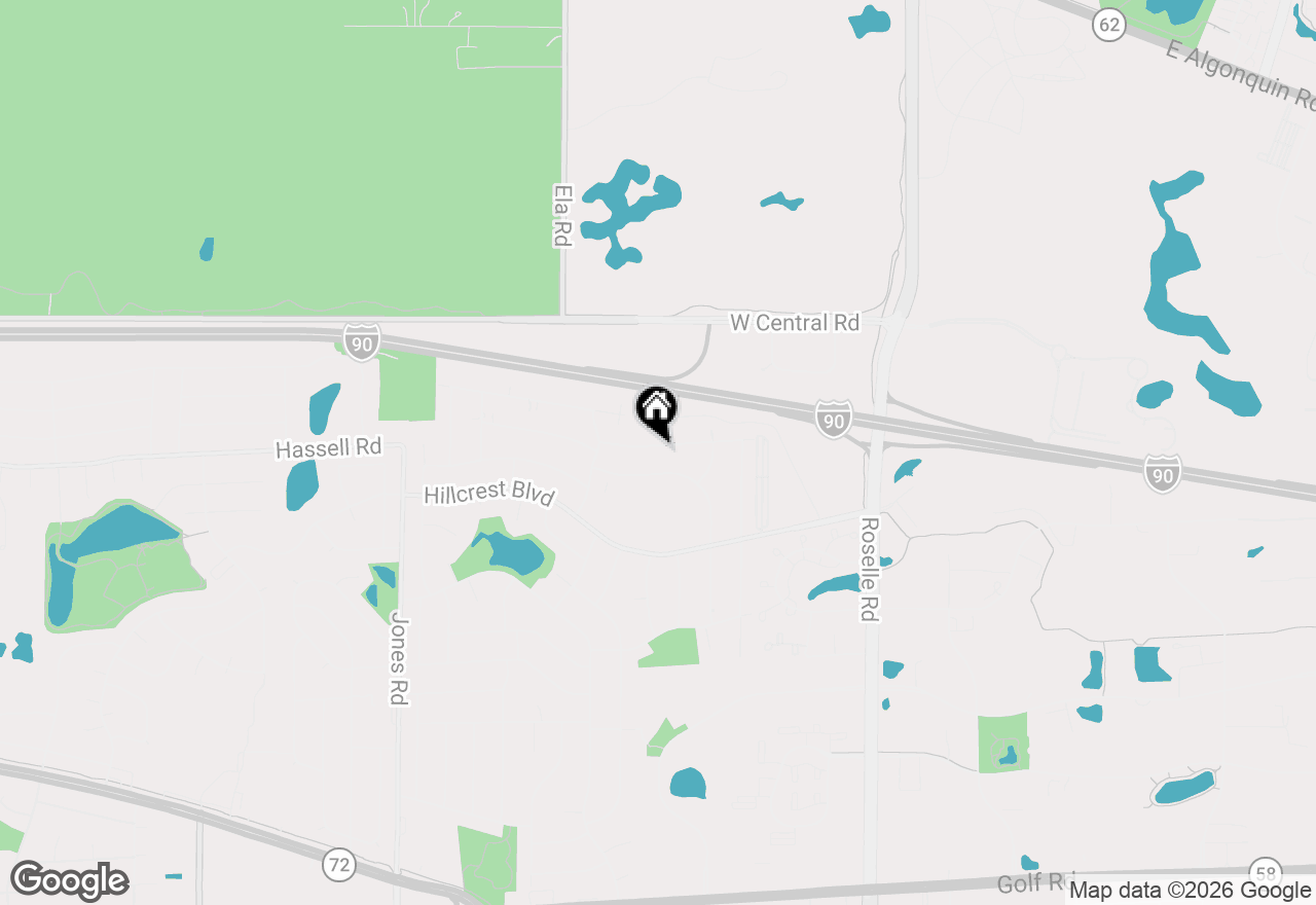 Map of 385 Lafayette Lane, Hoffman Estates, IL 60169