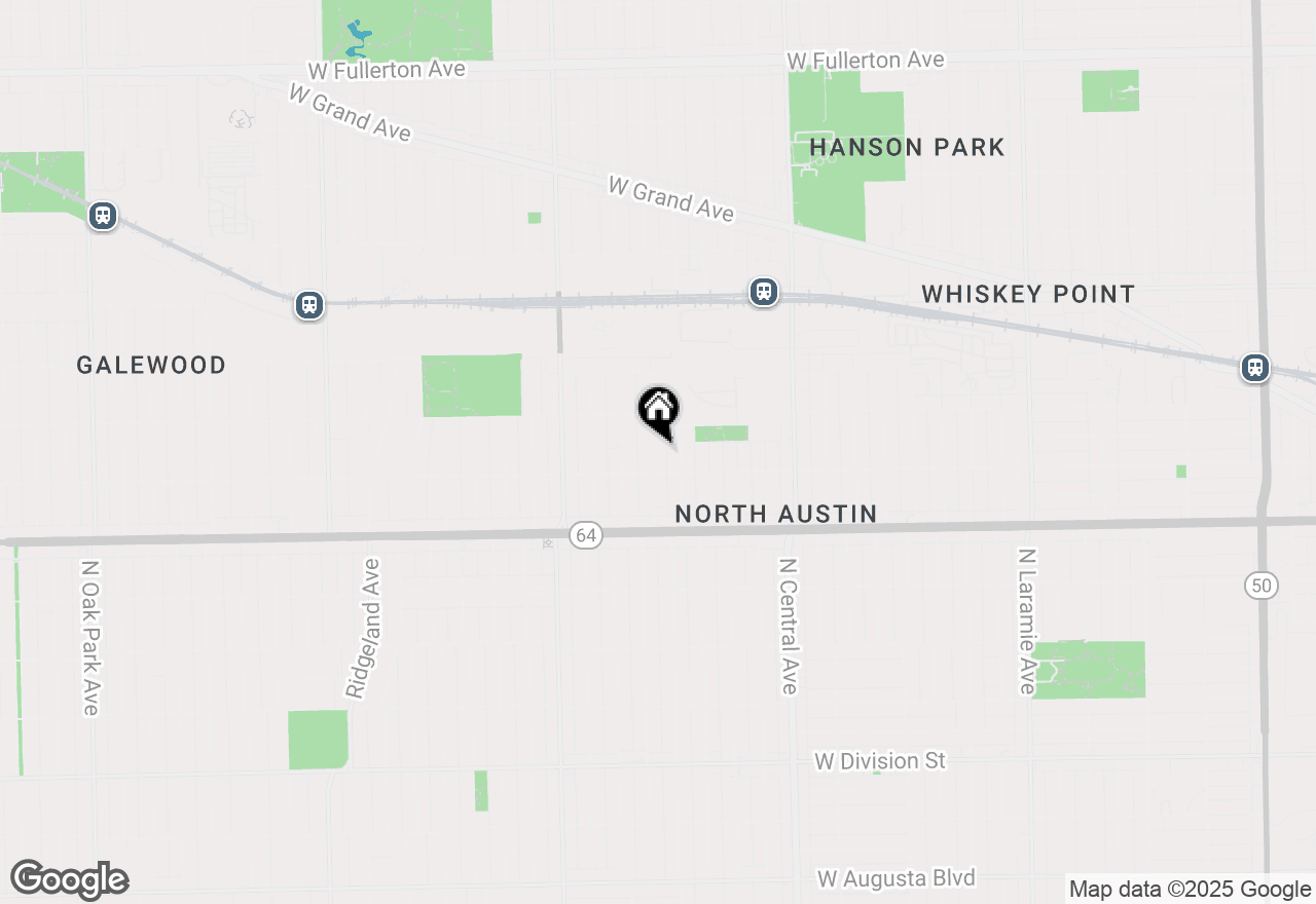 Map of 1721 N Monitor Avenue, Chicago, IL 60639