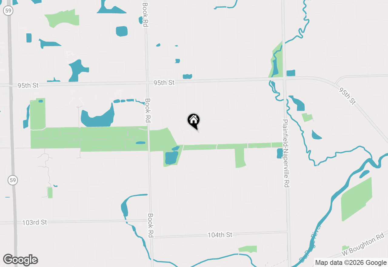 Map of 1367 Saxon Lane, Naperville, IL 60564