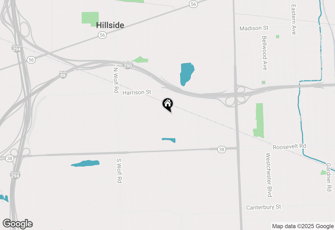 Map of 134 S Maple Avenue, Hillside, IL 60162