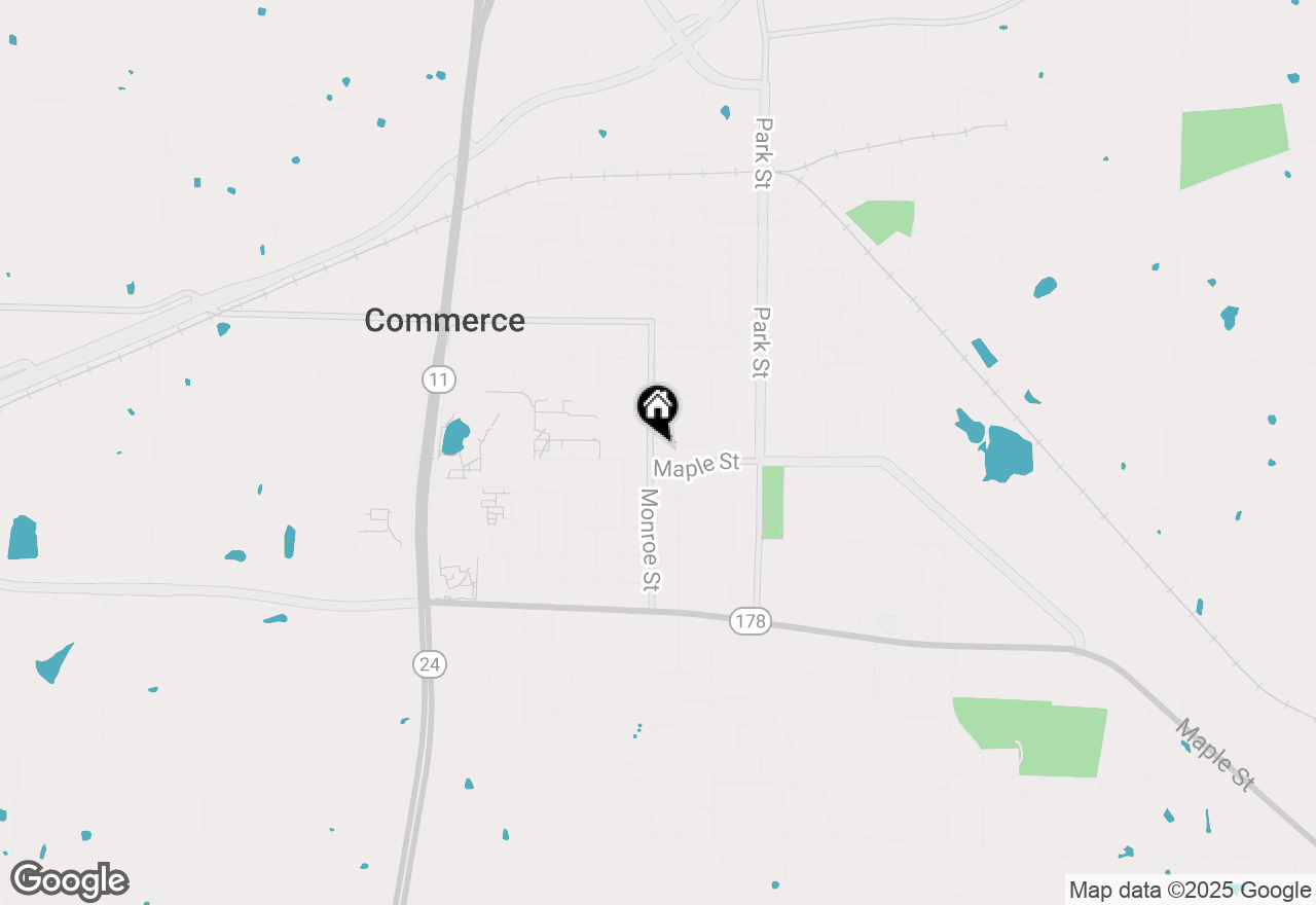 Map of 2108 Monroe Street, Commerce, TX 75428
