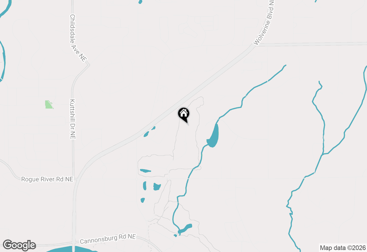 Map of 6283 Boulder Ridge Drive Ne, Belmont, MI 49306