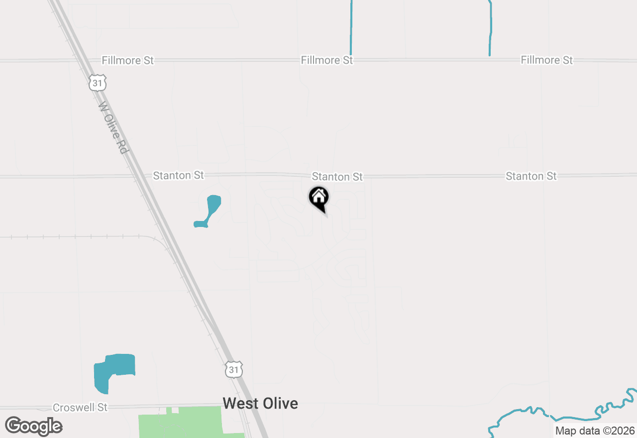 Map of 9045 4 Winds Lane W, West Olive, MI 49460