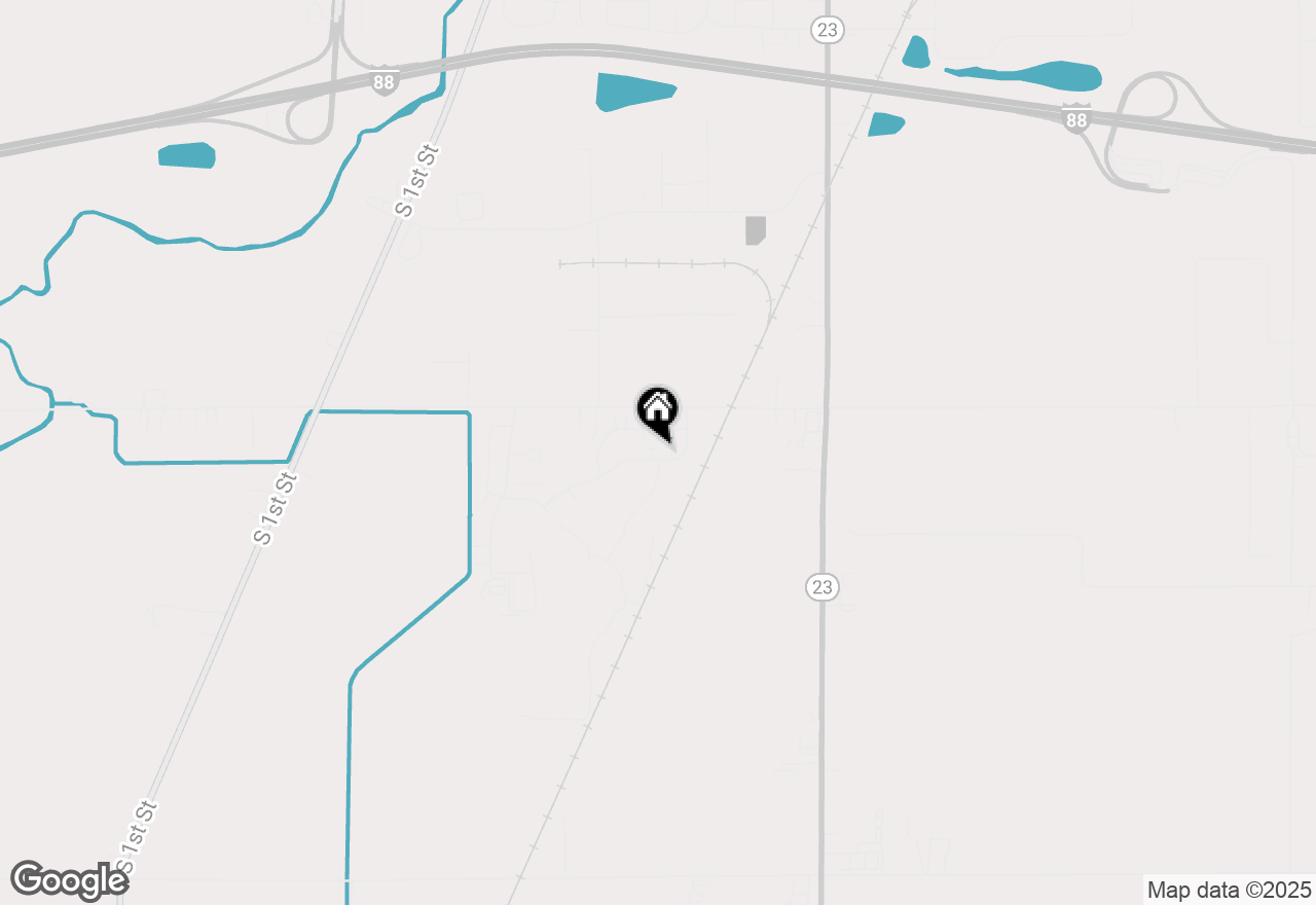 Map of 283 Par Five Drive #D, Dekalb, IL 60115