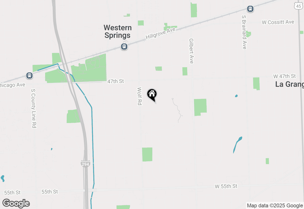 Map of 4837 Johnson Avenue, Western Springs, IL 60558