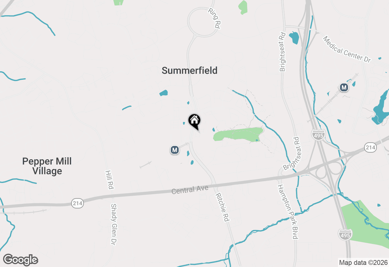 Map of 423 Garrett A Morgan Boulevard, Hyattsville, MD 20785