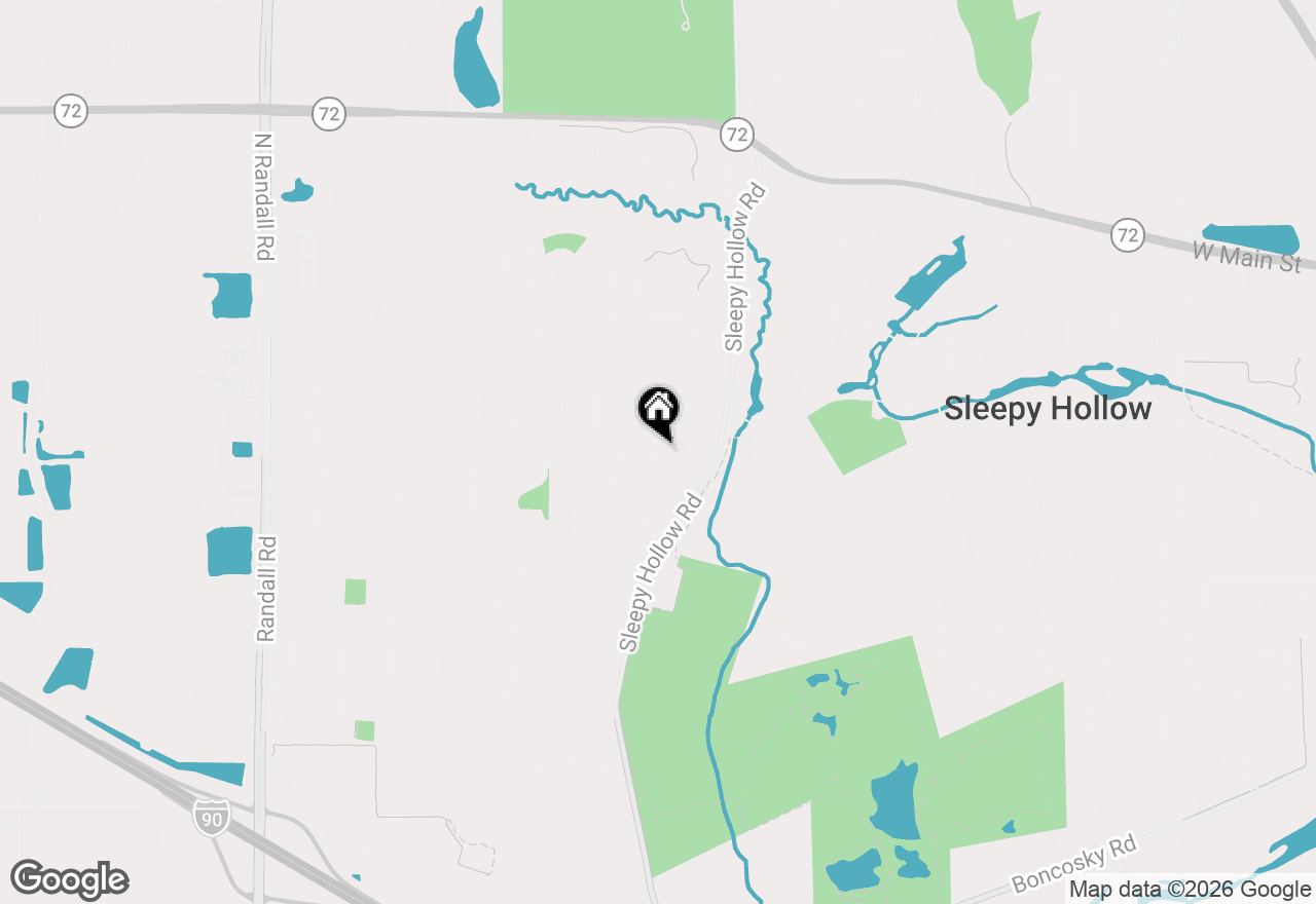 Map of 1040 Beau Brummel Court, Sleepy Hollow, IL 60118