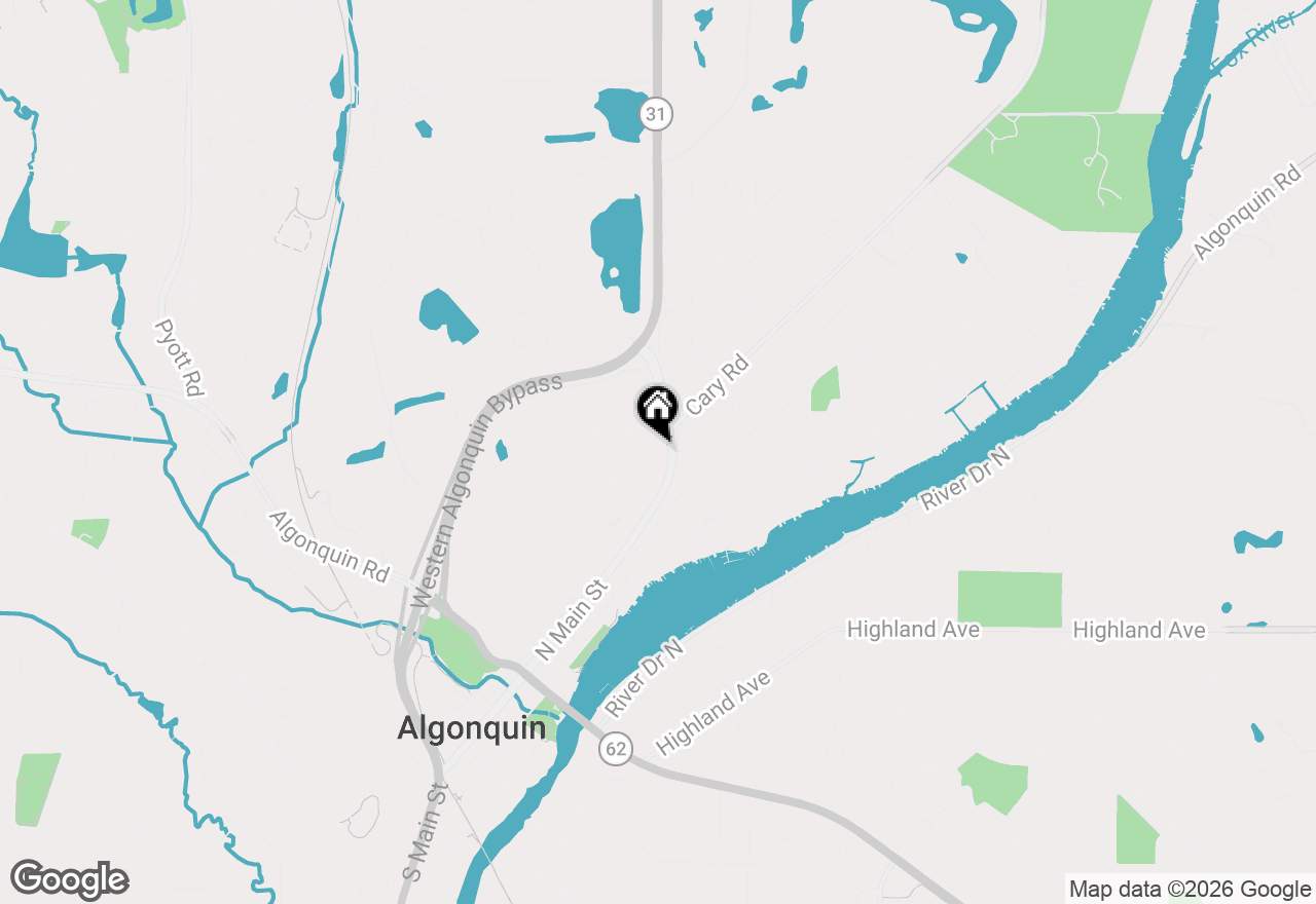 Map of 5 Arrowhead Drive #36, Algonquin, IL 60102