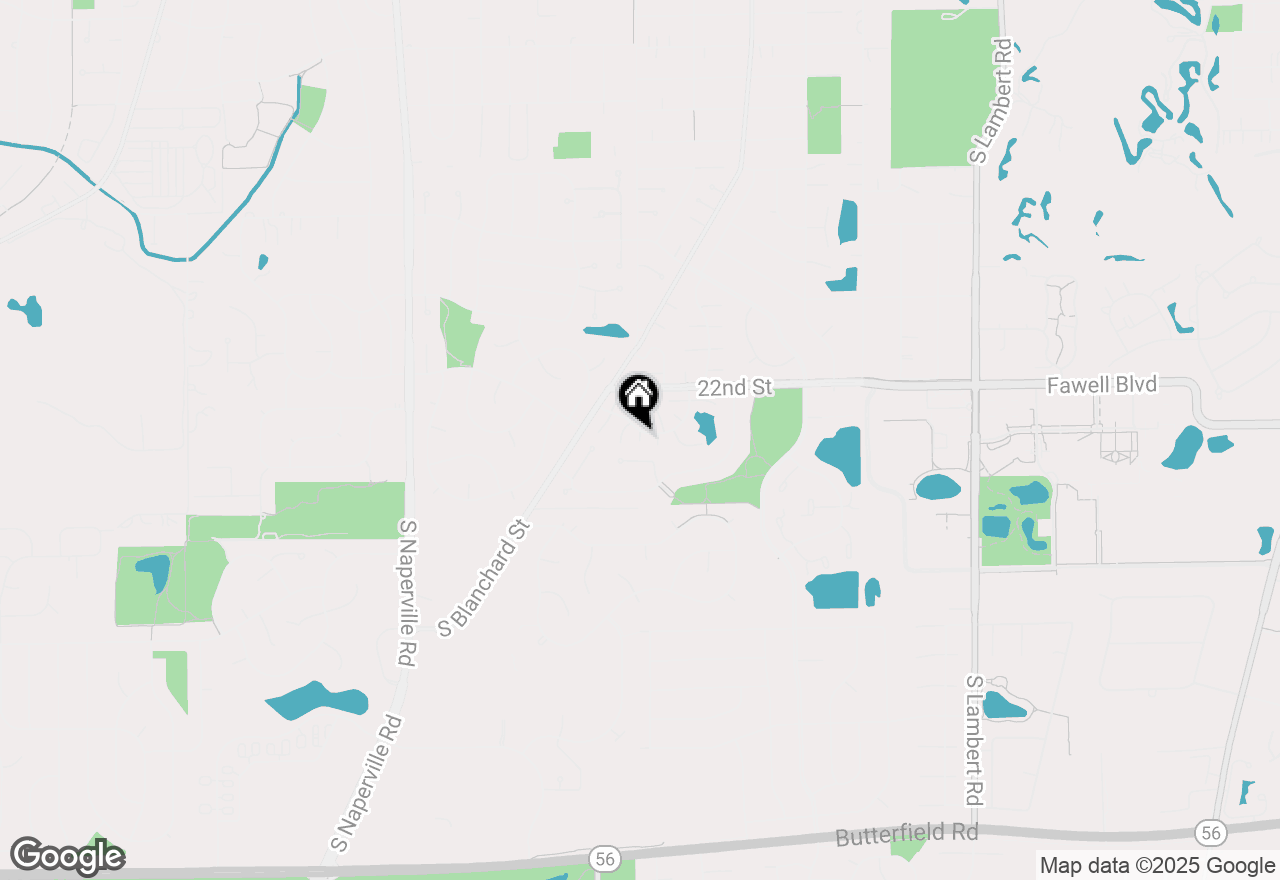 Map of 1693 Ashburn Court #B, Wheaton, IL 60189