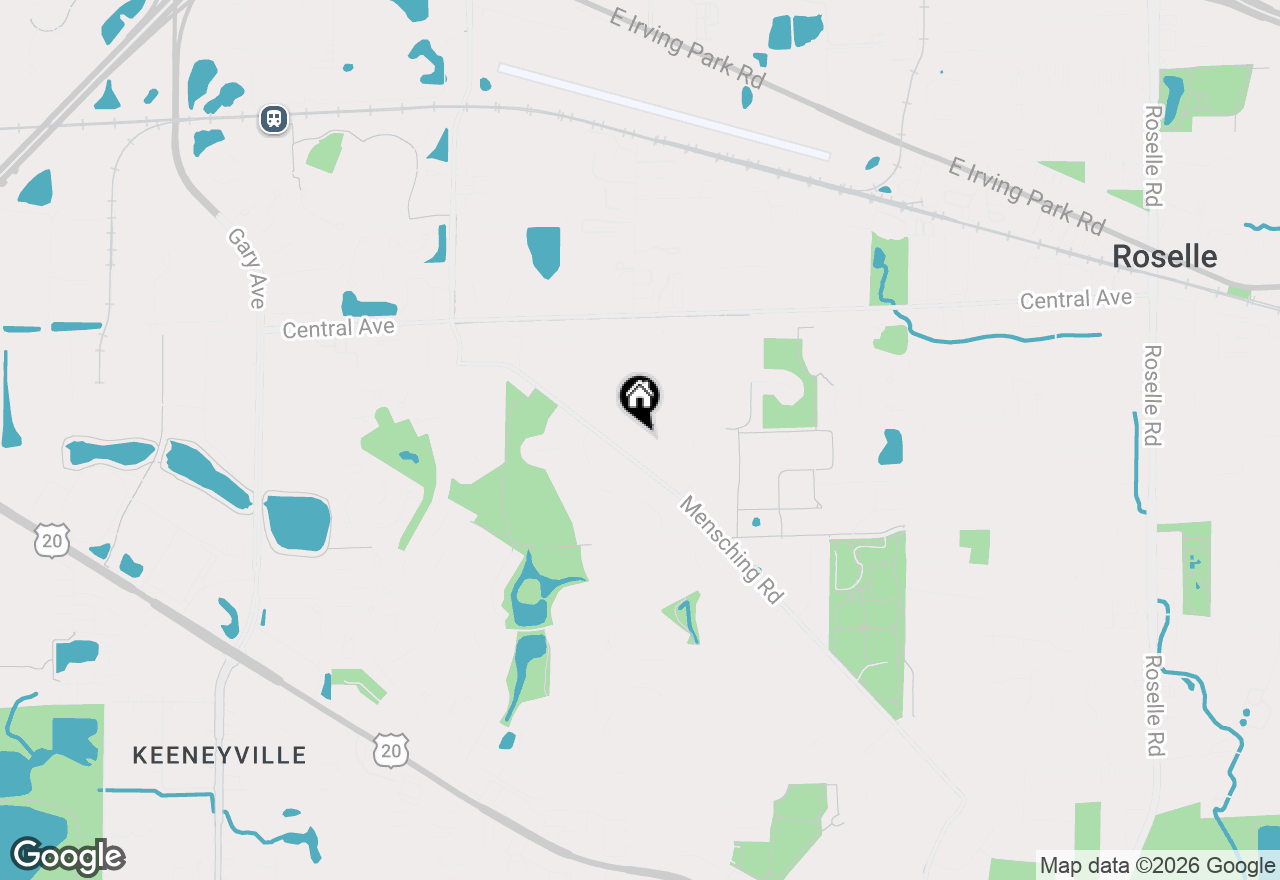 Map of 870 Pine Avenue W, Roselle, IL 60172