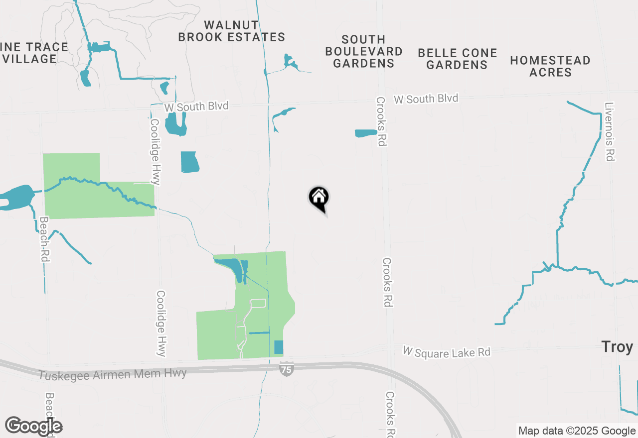 Map of 6591 Tree Knoll Drive, Troy, MI 48098
