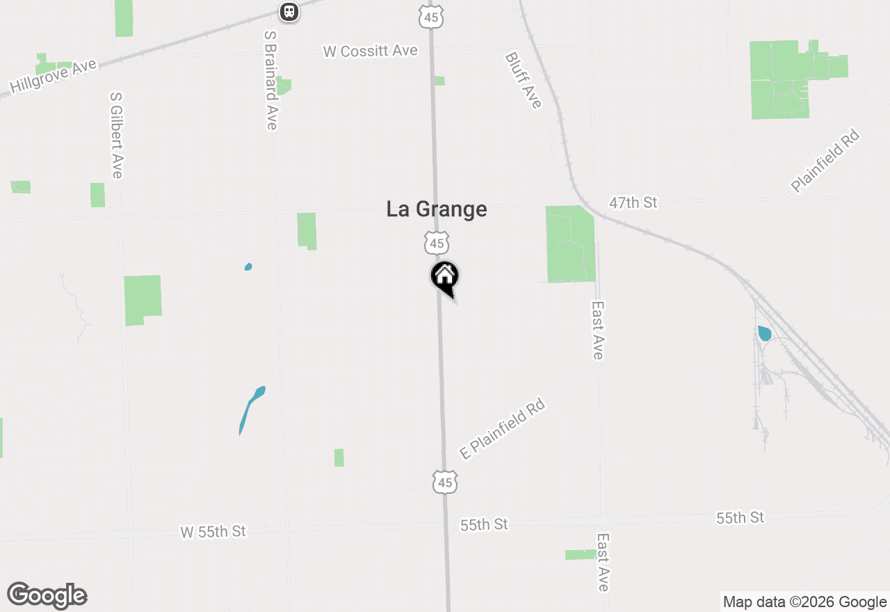 Map of 723 S La Grange Road, La Grange, IL 60525
