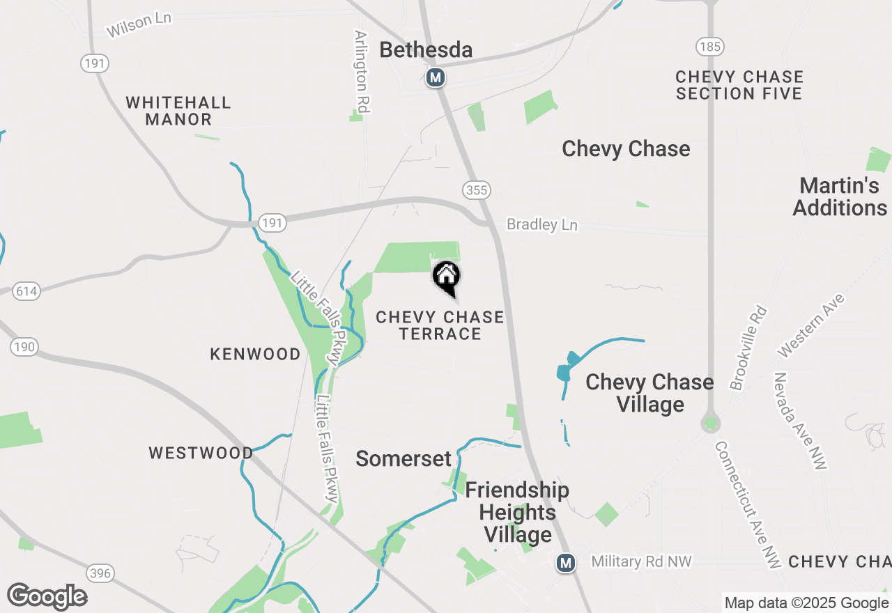 Map of 4710 Chevy Chase Boulevard, Chevy Chase, MD 20815
