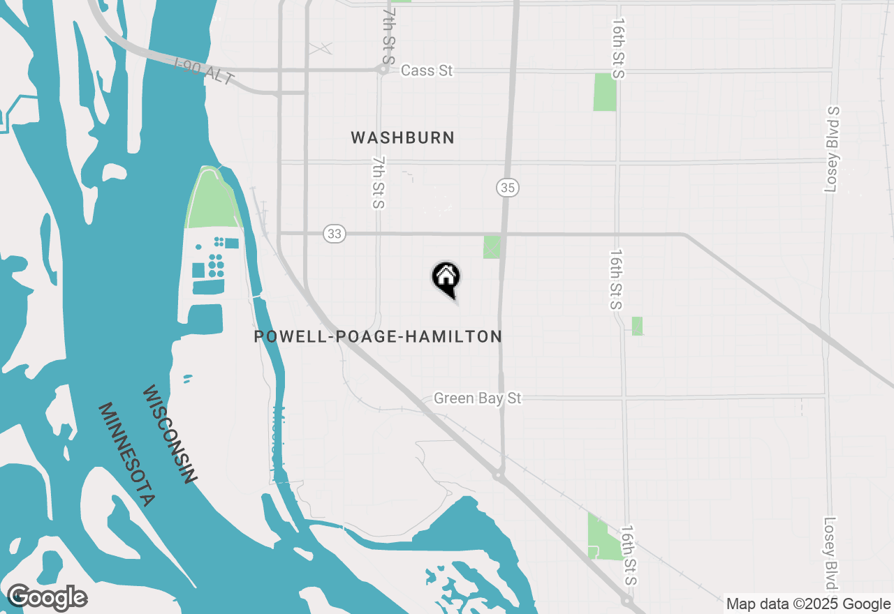 Map of 938 Hood St, La Crosse, WI 54601