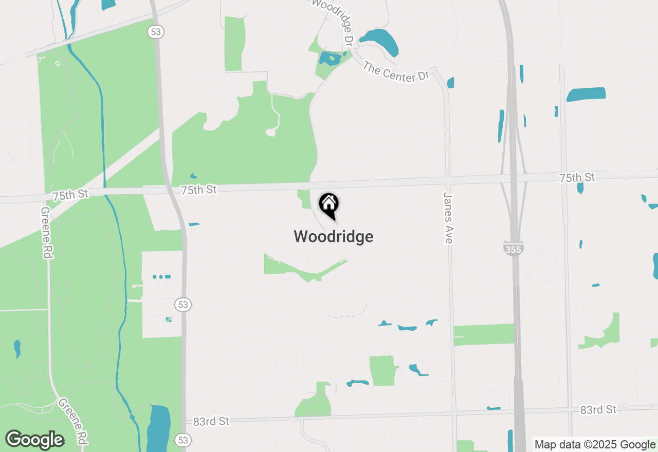 Map of 7621 Woodridge Drive, Woodridge, IL 60517