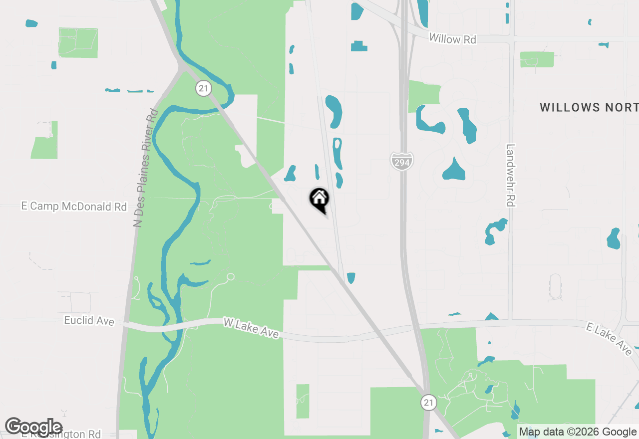 Map of 3852 S Parkway Drive #1E, Northbrook, IL 60062