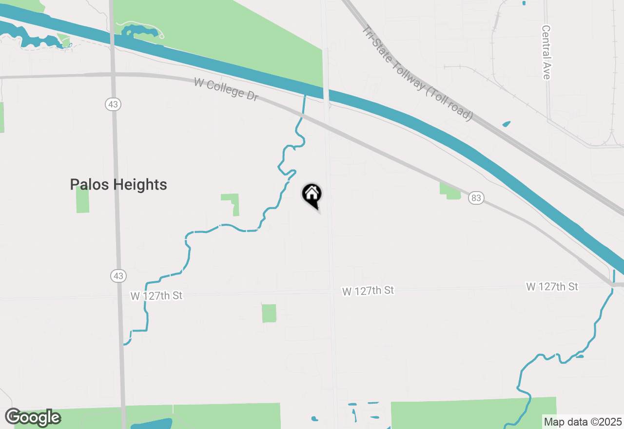 Map of 12412 S Nagle Avenue, Palos Heights, IL 60463