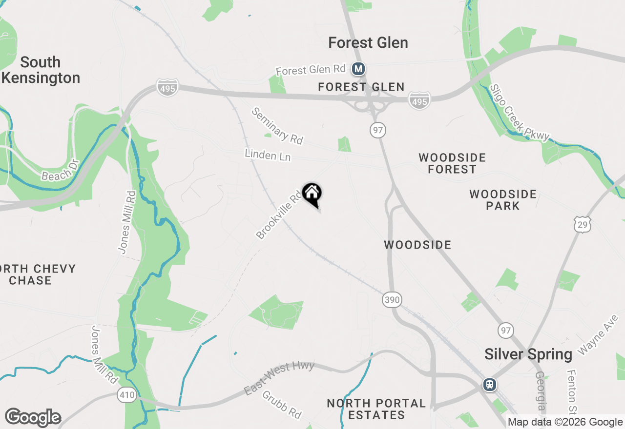 Map of 2102 Luzerne Avenue, Silver Spring, MD 20910