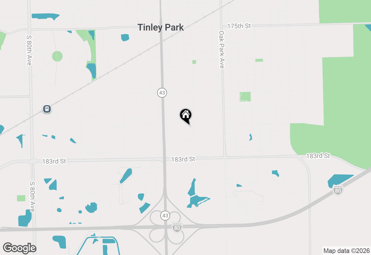 Map of 18106 Sayre Avenue, Tinley Park, IL 60477