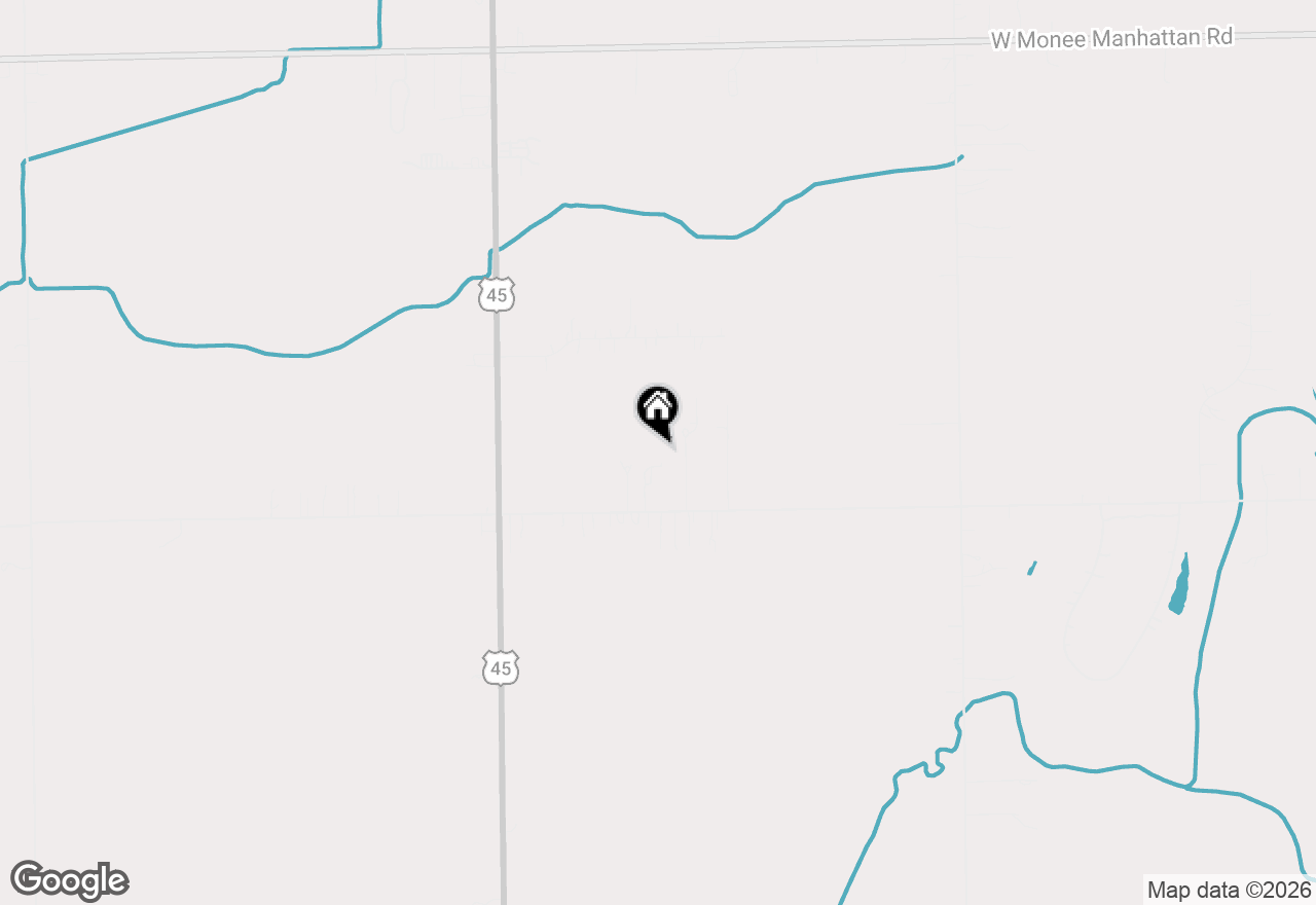 Map of 10930 W Bruns Road, Monee, IL 60449