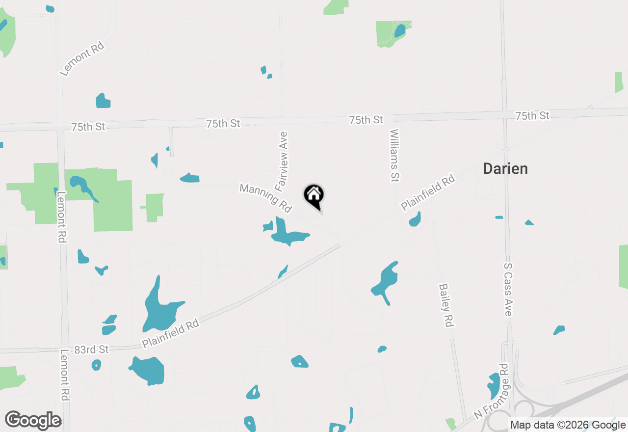 Map of 1905 Rosewood Court #2C, Darien, IL 60561