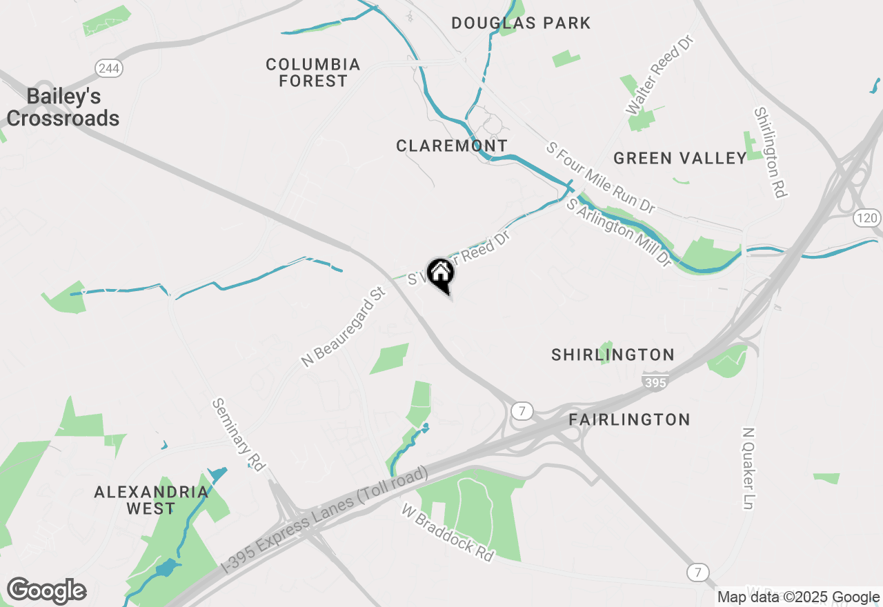 Map of 4879 28th Street S #A, Arlington, VA 22206