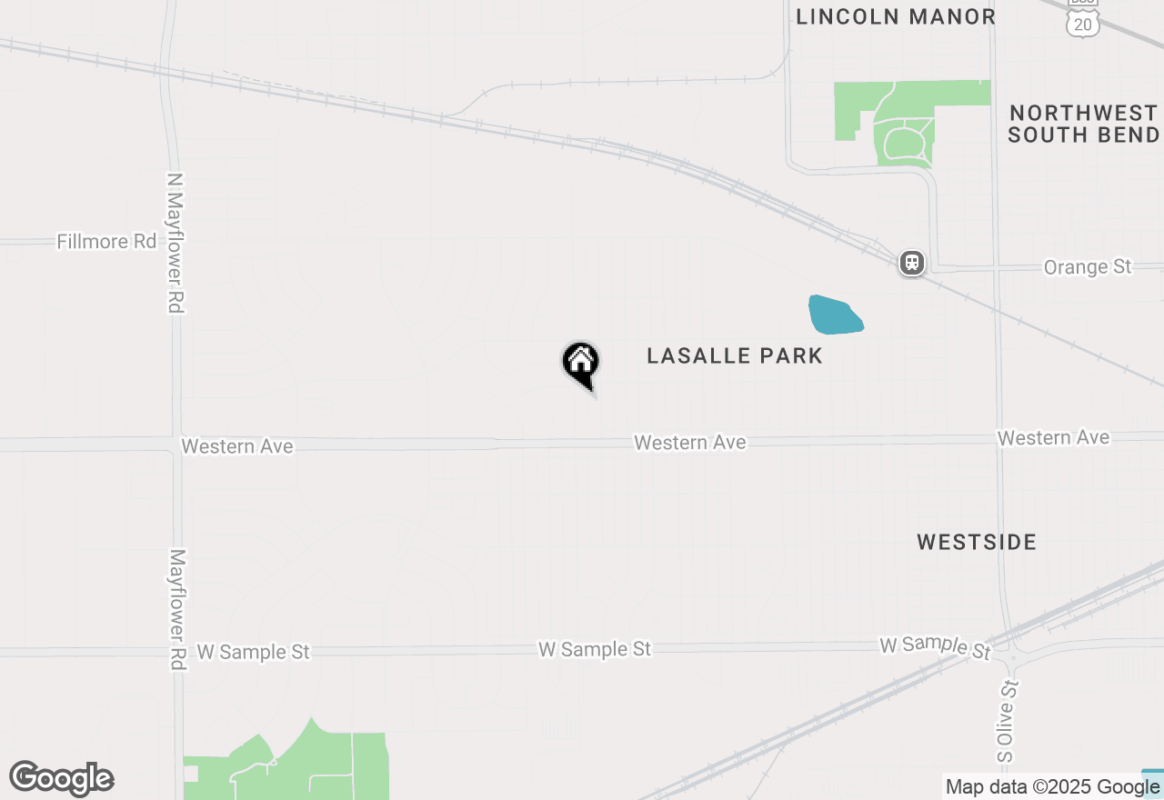 Map of 218 S Sheridan Street, South Bend, IN 46619
