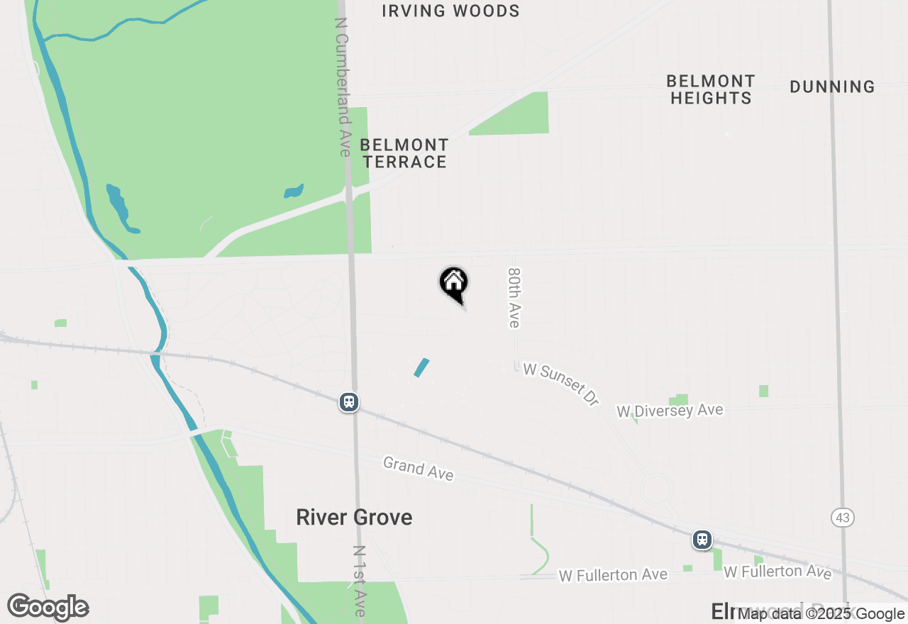 Map of 3023 Paris Avenue #207, River Grove, IL 60171