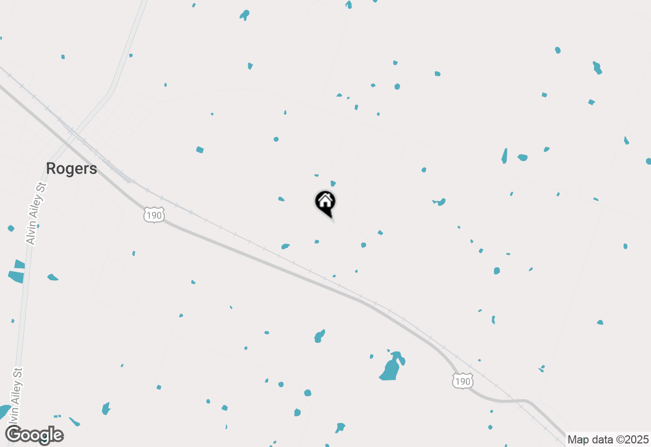 Map of 2404 Bluebonnet Drive, Rogers, TX 76569