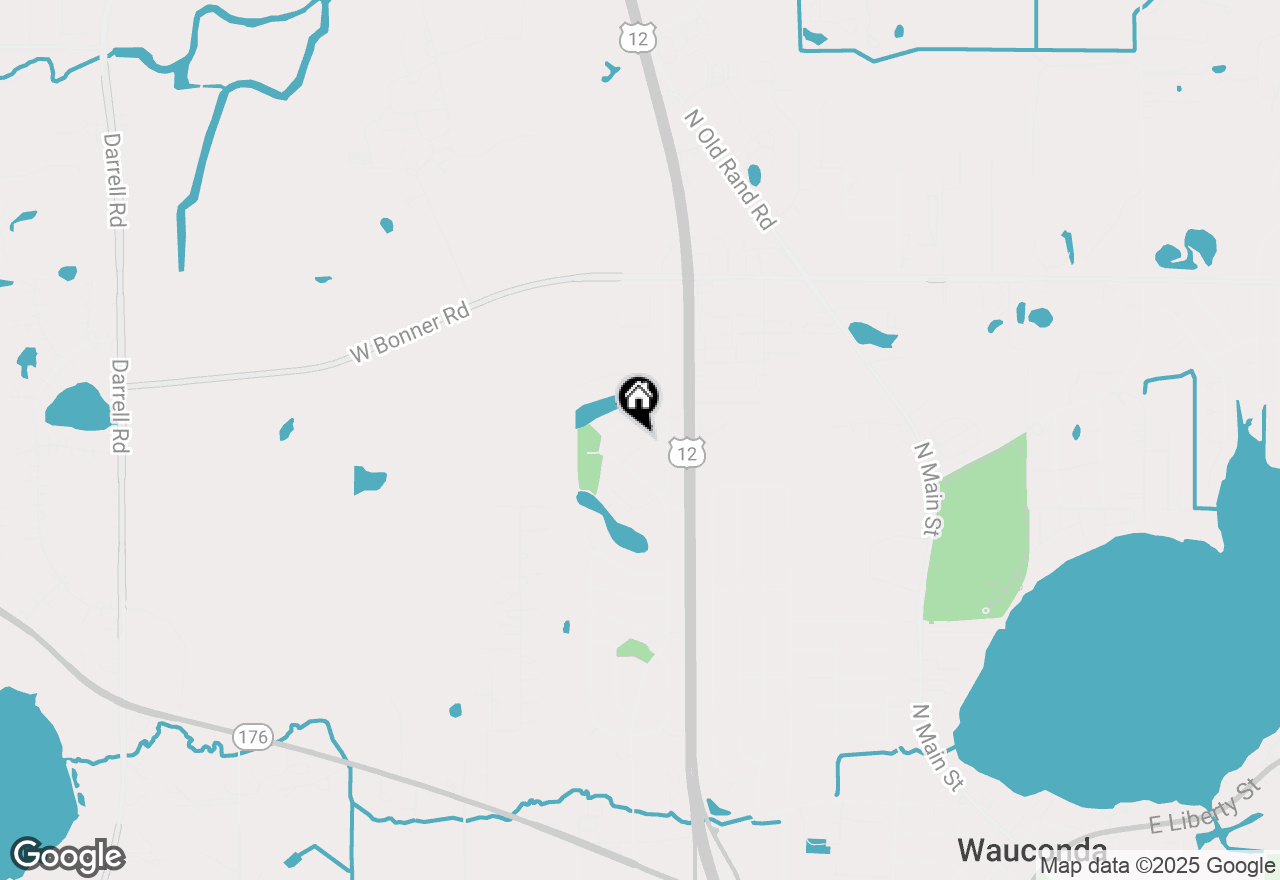 Map of 845 Osage Terrace, Wauconda, IL 60084