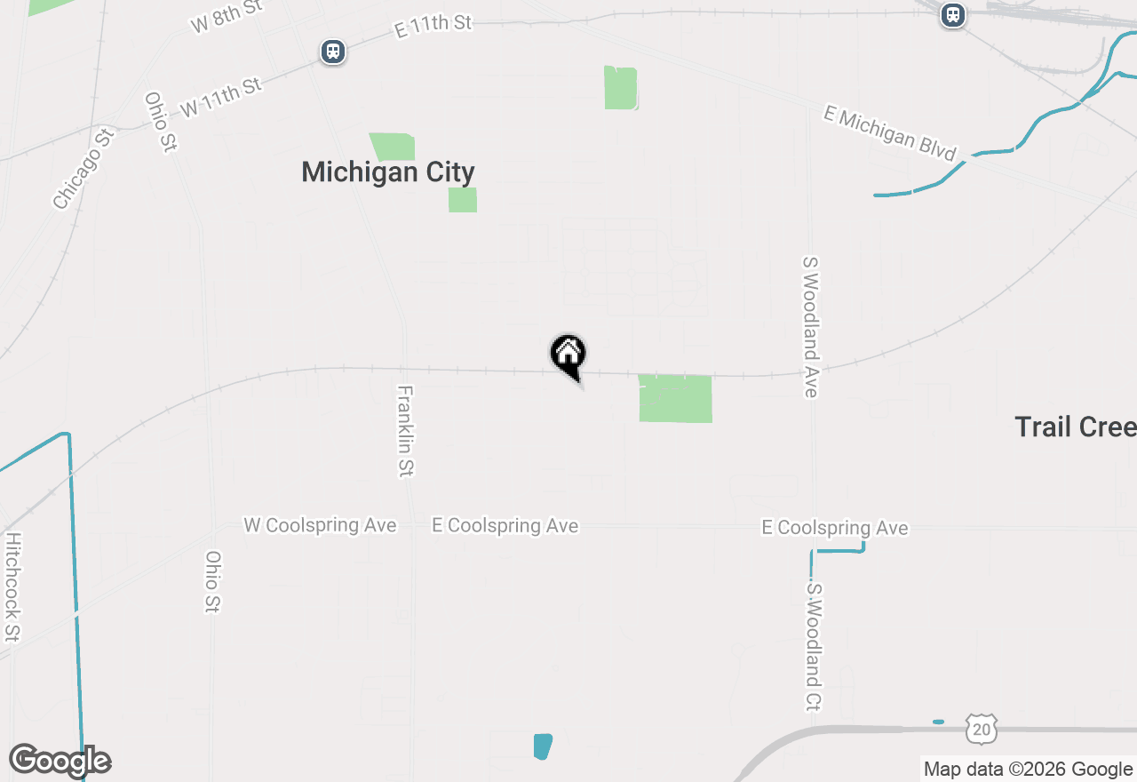 Map of 2902 Tilden Avenue, Michigan City, IN 46360