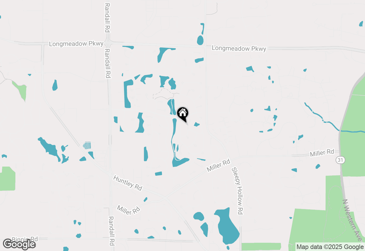 Map of 6542 Pine Hollow Road, Carpentersville, IL 60110