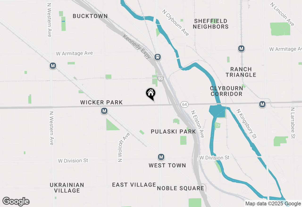 Map of 1600 N Marshfield Avenue #306, Chicago, IL 60622