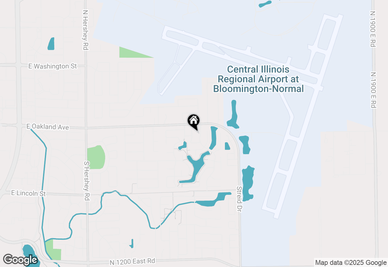 Map of 18 Drake Court, Bloomington, IL 61704
