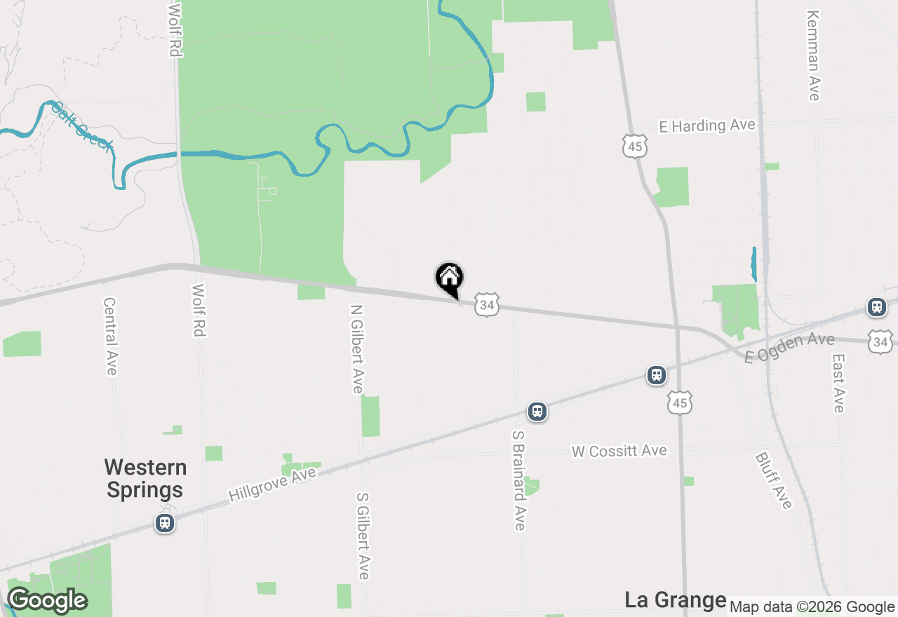 Map of 166 Malden Avenue, La Grange, IL 60525